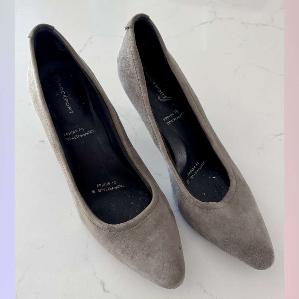 Rockport Grey Suede Heels – Size 7